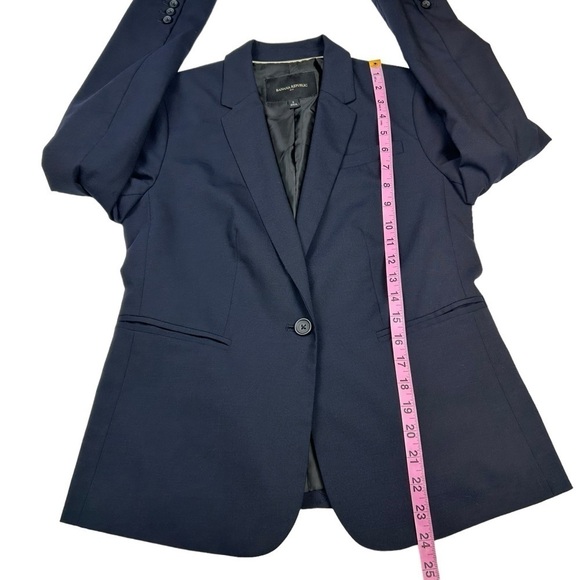 Banana Republic Navy One Button Blazer - Picture 8 of 10